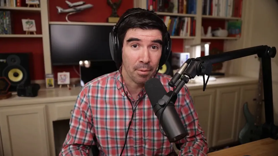 Armando J. Perez-Carreno at the mic hosting The Web Talk Show, episode 80: From Demo to Deployment: Where Most Companies Get Stuck